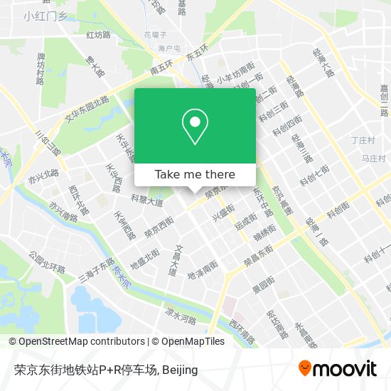 荣京东街地铁站P+R停车场 map