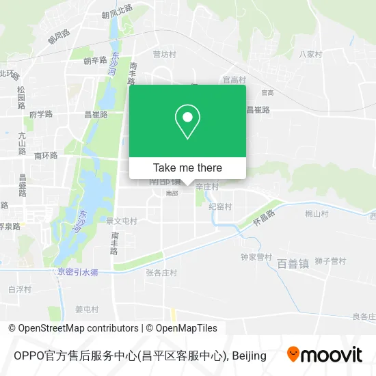 OPPO官方售后服务中心(昌平区客服中心) map