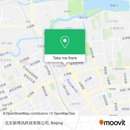 北京新维讯科技有限公司 map
