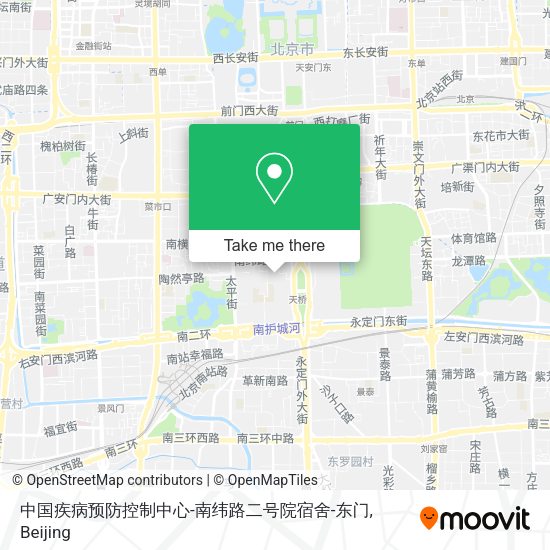 中国疾病预防控制中心-南纬路二号院宿舍-东门 map