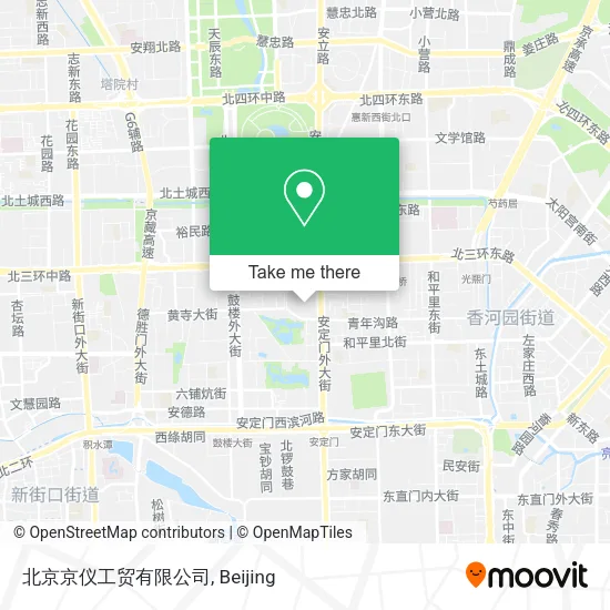 北京京仪工贸有限公司 map