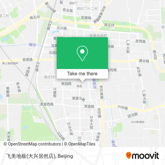 飞美地板(大兴居然店) map