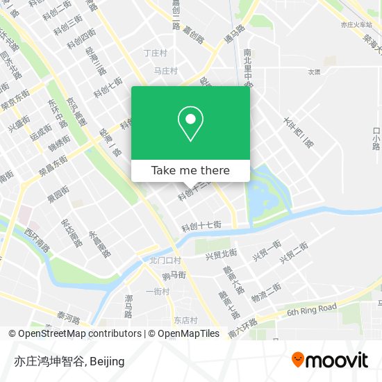亦庄鸿坤智谷 map