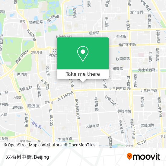 双榆树中街 map