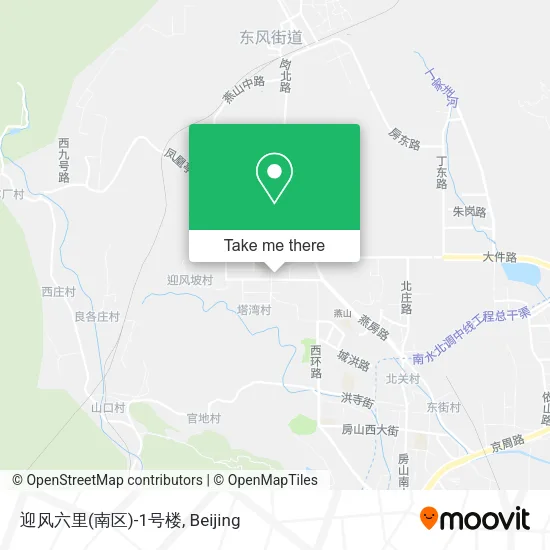 迎风六里(南区)-1号楼 map