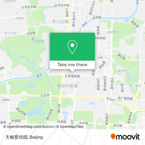 天畅婴幼园 map