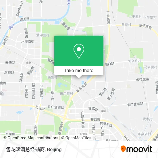 雪花啤酒总经销商 map