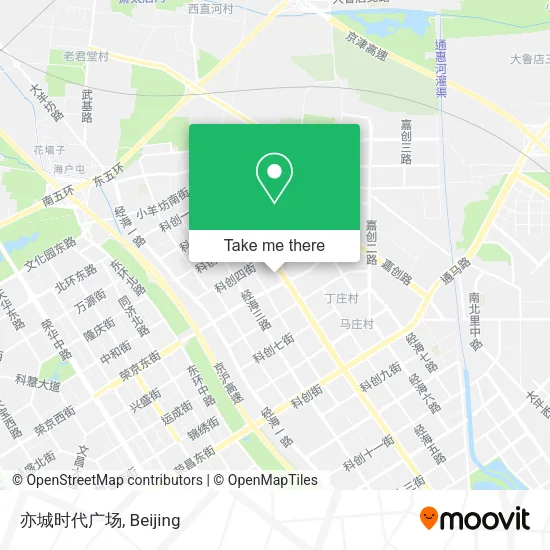 亦城时代广场 map