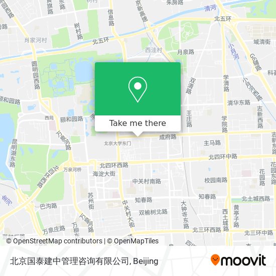 北京国泰建中管理咨询有限公司 map