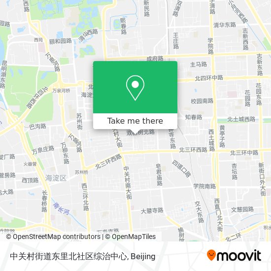 中关村街道东里北社区综治中心 map