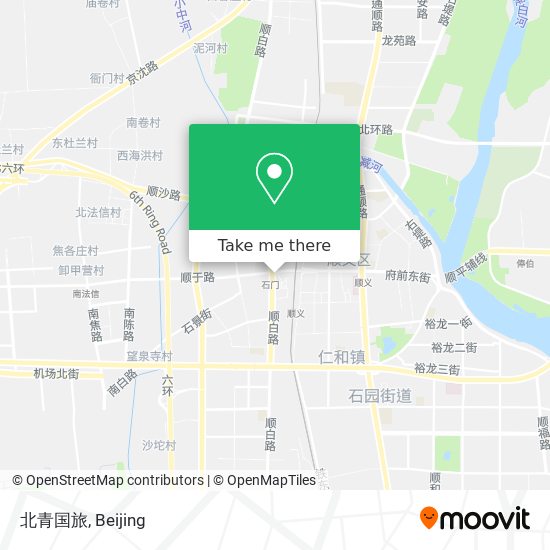 北青国旅 map