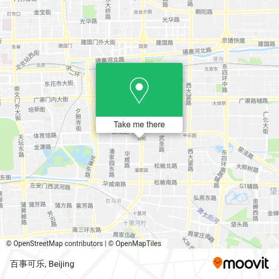 百事可乐 map