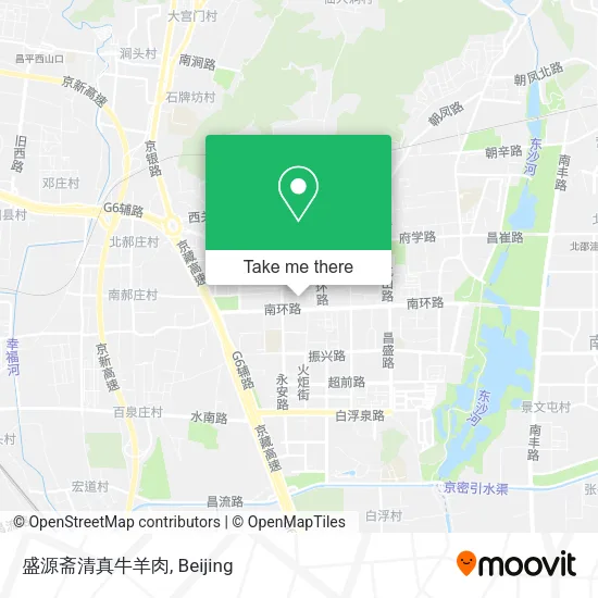 盛源斋清真牛羊肉 map