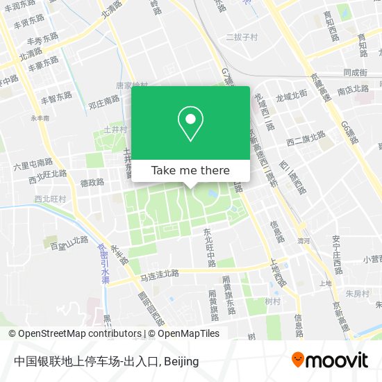 中国银联地上停车场-出入口 map