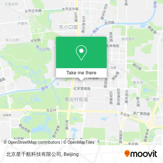 北京星千航科技有限公司 map