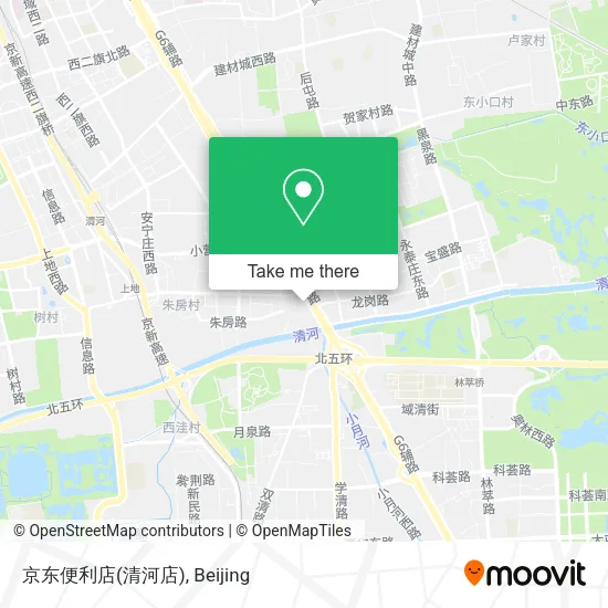 京东便利店(清河店) map
