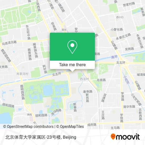 北京体育大学家属区-23号楼 map