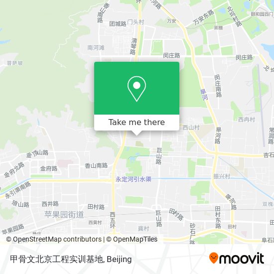 甲骨文北京工程实训基地 map