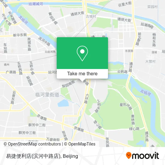 易捷便利店(滨河中路店) map