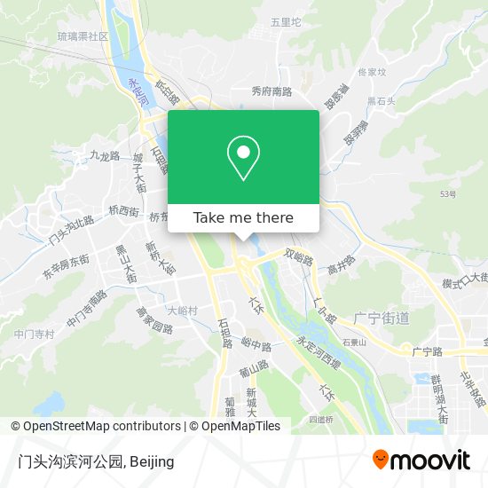 门头沟滨河公园 map