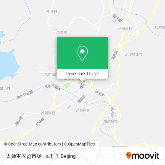 太师屯农贸市场-西北门 map