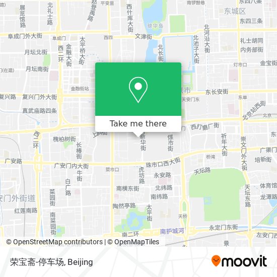 荣宝斋-停车场 map