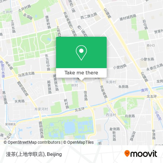 漫茶(上地华联店) map