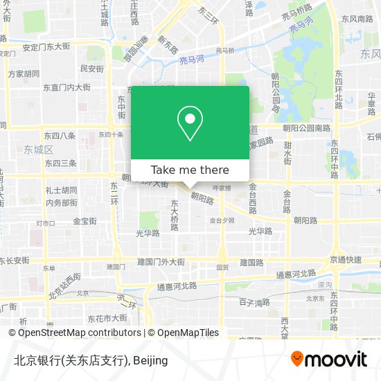 北京银行(关东店支行) map