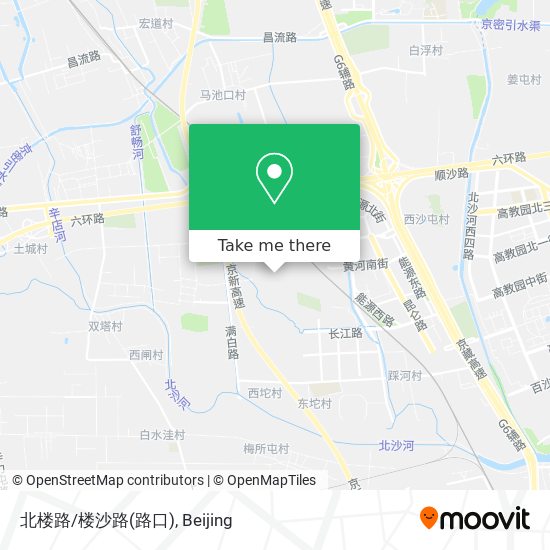 北楼路/楼沙路(路口) map