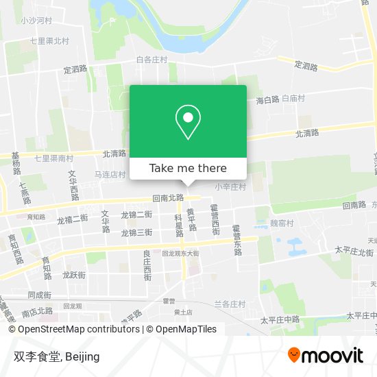 双李食堂 map