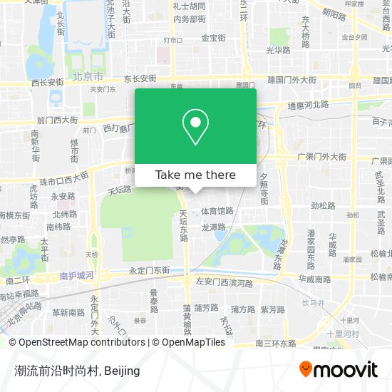 潮流前沿时尚村 map