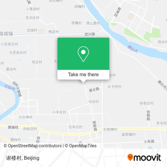 谢楼村 map