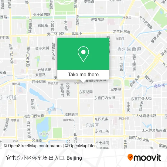官书院小区停车场-出入口 map