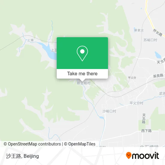 沙王路 map