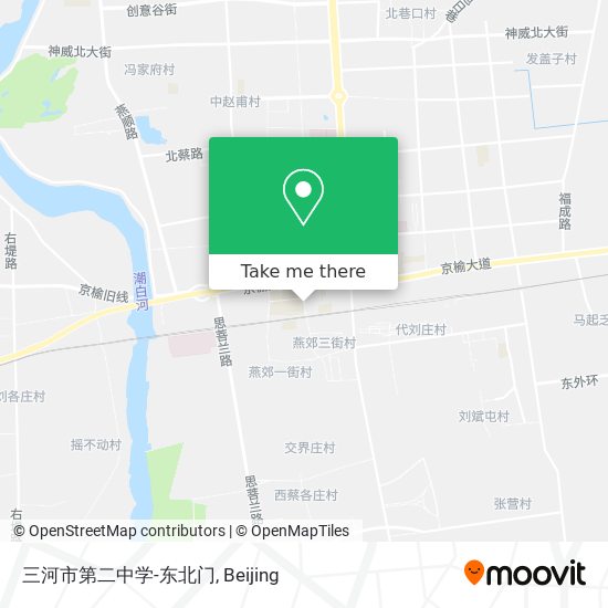 三河市第二中学-东北门 map
