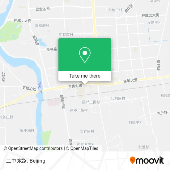 二中东路 map