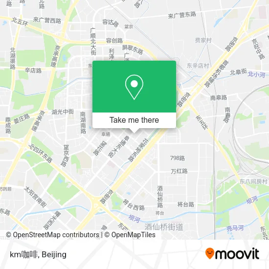 km咖啡 map