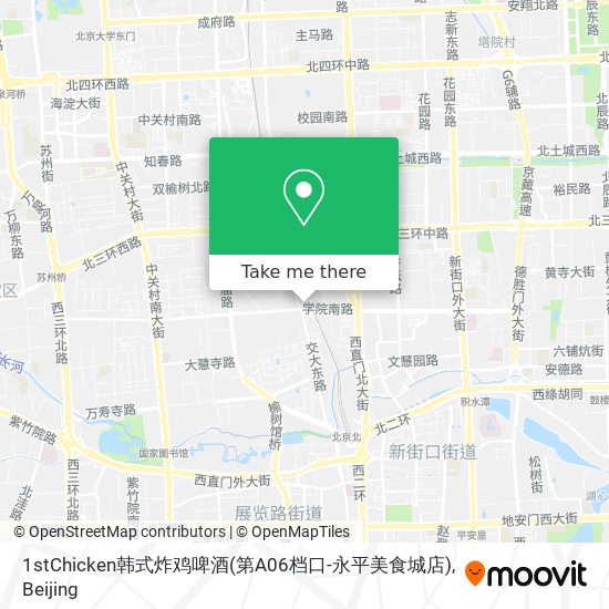 1stChicken韩式炸鸡啤酒(第A06档口-永平美食城店) map