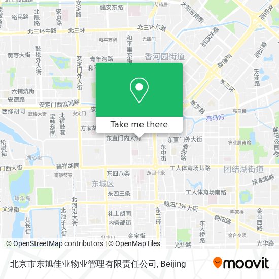 北京市东旭佳业物业管理有限责任公司 map