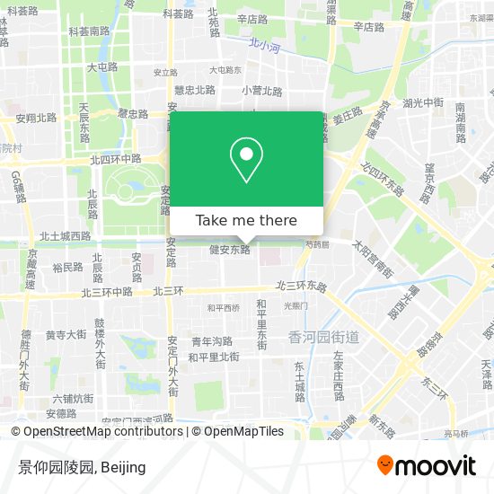 景仰园陵园 map