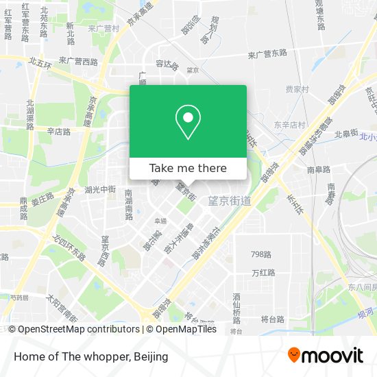 Home of The whopper map