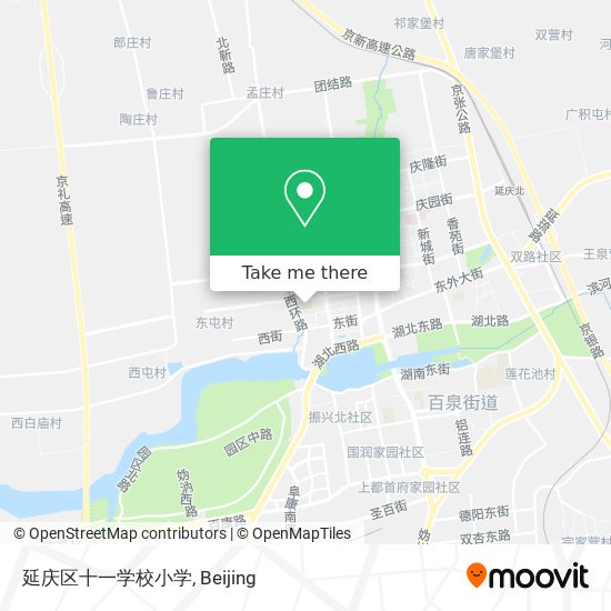 延庆区十一学校小学 map