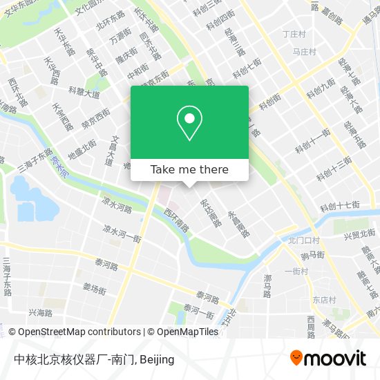 中核北京核仪器厂-南门 map
