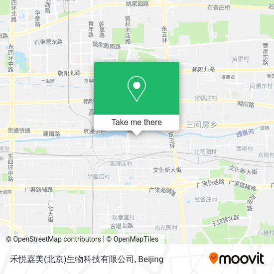 禾悦嘉美(北京)生物科技有限公司 map