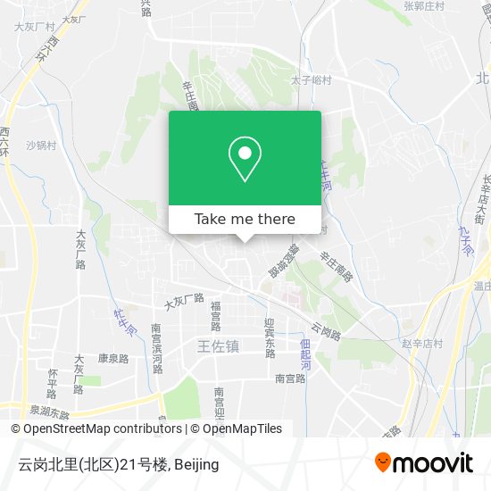 云岗北里(北区)21号楼 map
