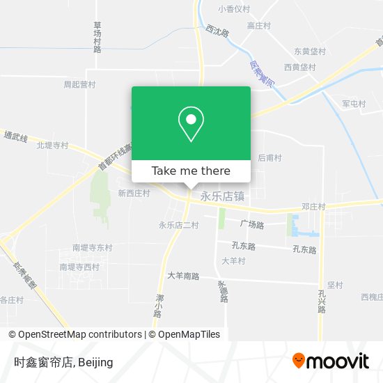 时鑫窗帘店 map