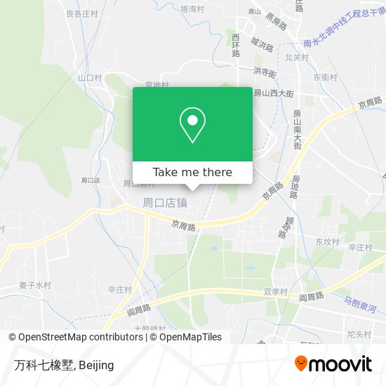 万科七橡墅 map