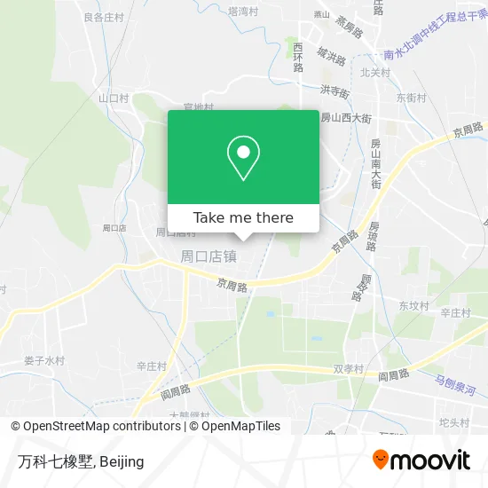 万科七橡墅 map