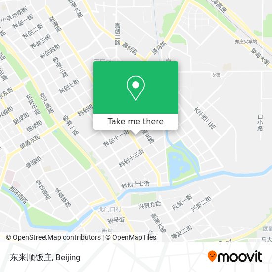 东来顺饭庄 map