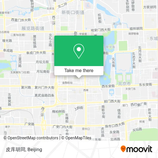 皮库胡同 map
